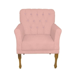 Poltrona Cadeira Decorativa Para Sala Estar Decoração Recepção Bia - Sued Rosa é boa?