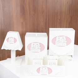 Kit Higiene Ursa Soneca Rosa MDF é ruim? Kit Higiene Ursa Soneca Rosa MDF é boa?