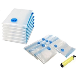 Saco Com Bombinha Protege Organiza Roupa a Vácuo 70 x 100 cm Kit 05 und é boa?