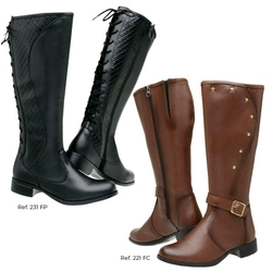 Kit 2 Pares Bota Montaria Feminina Cano Alto Ziper Dia Dia é boa?