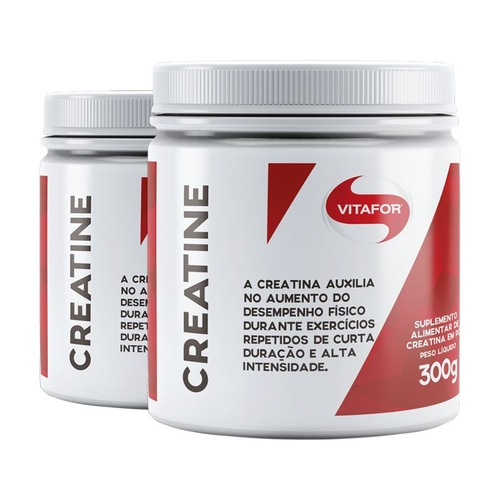 Creatina Monohidratada Creatine Vitafor Pote 300g No Shoptime