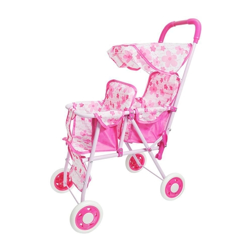 Carrinho De Boneca Gemeas Bebe Luxo Bebe Reborn Ninos Alive No Shoptime