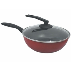 Wok C/Cabo e Tampa Vidro Joy Vermelha 0.145 Dona Chefa é boa?