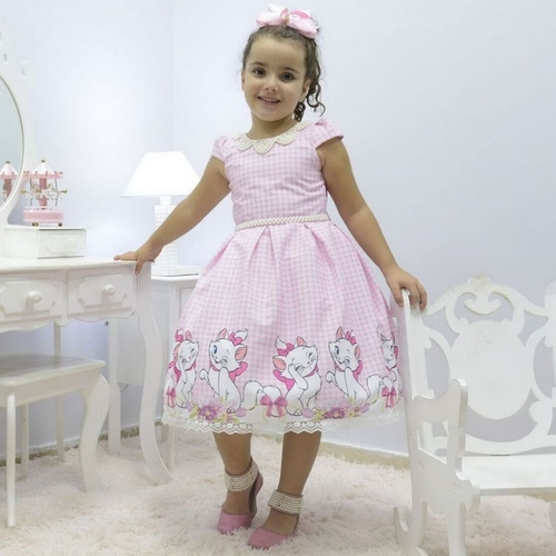 vestido gatinha marie festa