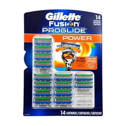 Gillette Power Proglide - Carga C/14 Cartuchos Menor preço em Gillette Power Proglide - Carga C/14 Cartuchos