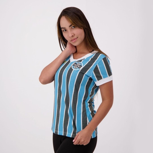 camiseta feminina gremio retro