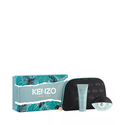 Menor preço em Kit Perfume Kenzo World Feminino Eau de Parfum 75ml + Body Milk 75ml + Nécessaire