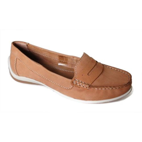 mocassim de couro legitimo feminino