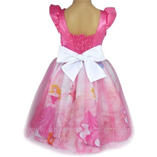 vestido infantil da bela adormecida