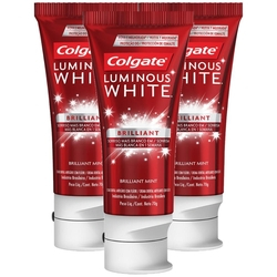 Kit com 3 Cremes Dentais Colgate Luminous White Brilliant 70g é boa?
