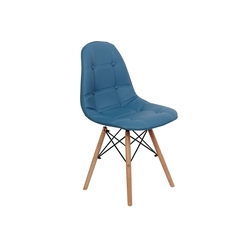 Cadeira Dkr Charles Eames Wood Estofada Botonê - Turquesa é boa?