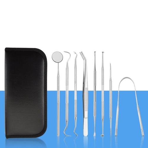 Pcs Set A O Inoxid Vel Dental Scaler Tool Set Tooth Raspador Espelho Tartar C Lculo Removedor