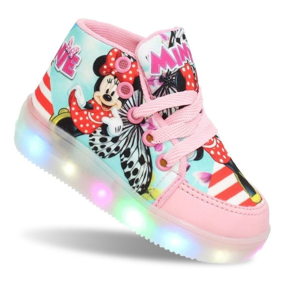botinha de led infantil
