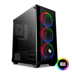 Gabinete Pichau Gaming Rostock Led Rgb, Lateral Vidro Temperado é boa?