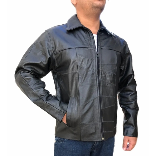 jaqueta couro social masculina