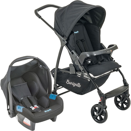 Carrinho de Bebe Burigotto Bebê Conforto Ecco Preto