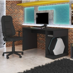 Mesa Gamer X Espresso Móveis Preto/Preto é boa?