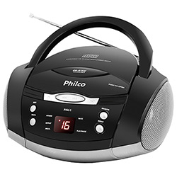 Som Portátil Philco Ph61 com CD Player Rádio FM MP3 AUX IN - Cinza/Preto é boa?