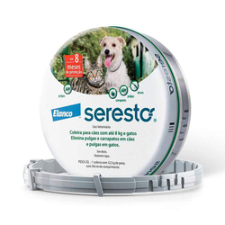 Coleira Antipulgas e Carrapatos Bayer Seresto para Caes e Gatos ate 8 Kg é boa?