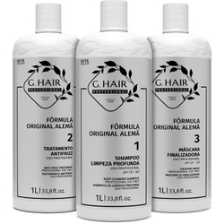 G. Hair Escova Progressiva Alemã Kit 3x1000ml - Fórmula Inoar é boa?