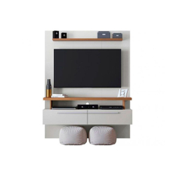 Painel Home Linea Brasil New Caju p/TV de 60 White/Noguei é boa?