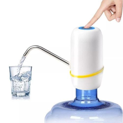 Bomba Elétrica Branca Para Galão De Água Recarregável Com LED é ruim? Bomba Elétrica Branca Para Galão De Água Recarregável Com LED é boa?