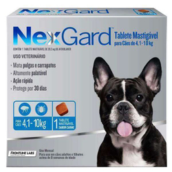 Antipulgas Nexgard Cães 4,1 a 10kg Merial 1 Tablete é ruim? Antipulgas Nexgard Cães 4,1 a 10kg Merial 1 Tablete é boa?
