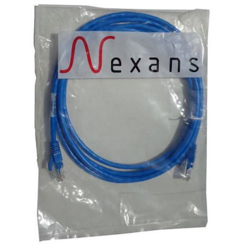 50 unidades de Patch Cord RJ45 Cat5e 1,5m Azul Nexans no Shoptime