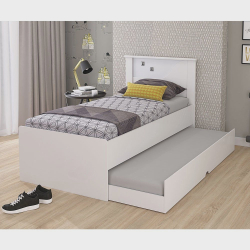 Cama Bibox Solteiro Cimol Bianca 100% mdf - Branca é boa?