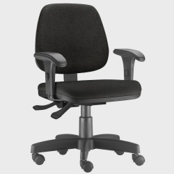 Cadeira Giratória Job L02 Executiva Ergonômica Escritório Courino Preto - Lyam Decor é boa?