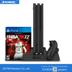 Base Vertical com Cooler PS4 Slim / PS4 Pro Dobe TP4-882 Menor preço em Base Vertical com Cooler PS4 Slim / PS4 Pro Dobe TP4-882