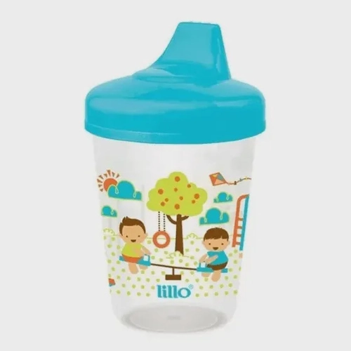 Copo Infantil Antivazamento Divertida Bico R Gido Ml Azul Lillo No Shoptime