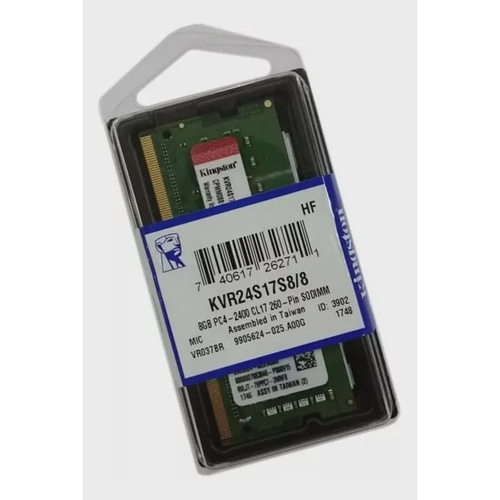 Memória Ram Kingston 8Gb 2400MHz DDR4 Para Notebook Kvr24S17S8/8 no ...