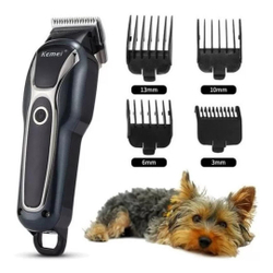 Kit Maquina Profissional De Tosa Cachorro Kemei 1991 Full é boa?