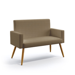 Kit 2 Poltrona Cadeira Pés Palito Decorativa Nina Corano Bege para Consultório Sala de Estar Recepçã é boa?