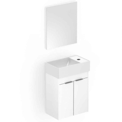 Gabinete para Banheiro de Madeira Saveiro 40X22CM com Cuba Branco Celite é boa?
