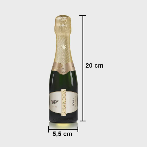 Kit 10 Unid. Mini Espumante Chandon Baby Réserve Brut 187ml No Shoptime