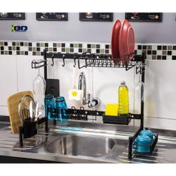 Escorredor Louça 16 Pratos Inox com Bandeja Coletora de Água Preto black inox é boa?