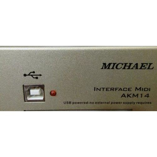 Interface Midi/usb 2 Canais 2 Cabos Midi 1 Usb Michael Akm14 no Shoptime