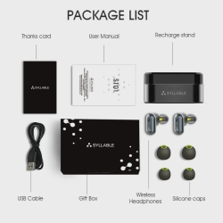 Fones de Ouvido Bluetooth Syllable S101 Tws 4 Alto Falantes Som no Brasil Bateria 8HS é boa?