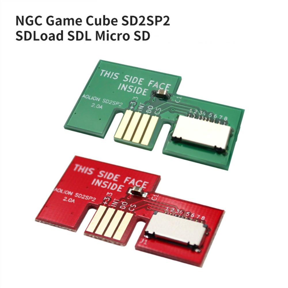 Cartão NGC Game Cube SD2SP2 SDLoad SDL Micro SD Card Reader TF para