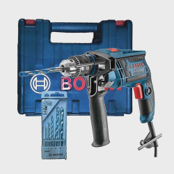 Furadeira de Impacto 650W 13mm gsb 13 re com Maleta e Kit com 5 Brocas Bosch é boa?