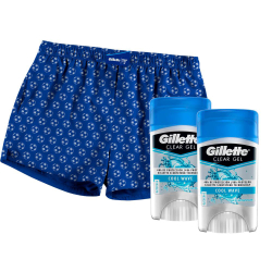 Kit 2 Desodorantes Gillette Antitranspirante Clear Gel Cool Wave 45g + Samba Canção tam U é boa?