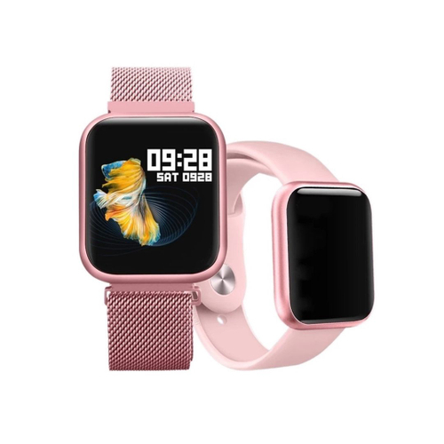relógio inteligente smartwatch p70 android ios lg samsung preto