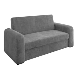Sofá-Cama Casal 2 Lugares Laura Suede com Baú Cinza é boa?