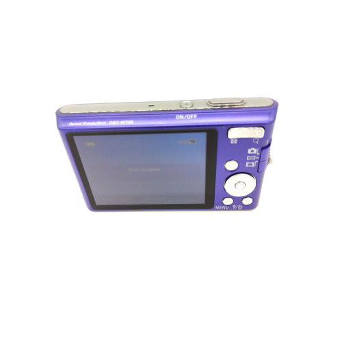 Câmera Sony Cybershot W730 Azul 16.1mp + Card 8gb lcd 2.7 no Shoptime