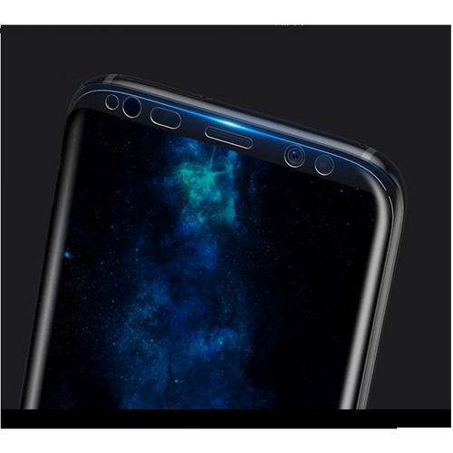 Pelicula De Vidro Galaxy S8 Plus Curvada 3d Borda Azul No Shoptime