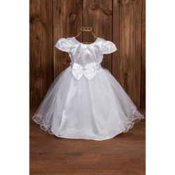 Vestido Infantil de Festa Rose com Branco Luxo Realeza Princesa Menina  Batizado