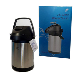 Garrafa Térmica Aço inox Inquebrável com Alavanca 2,5 litros Steinless é boa?