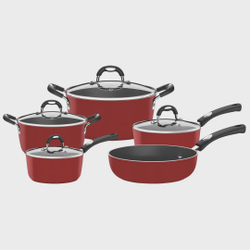 Jogo de Panelas Mônaco Tramontina Indução 5 Peças Vermelho é boa?